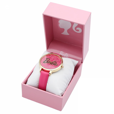 Barbie Logo Watch with Silicone Band